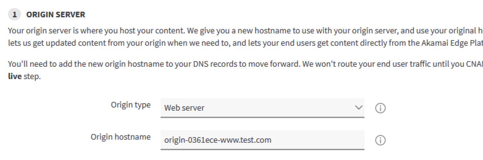 Example Ion Origin Server settings