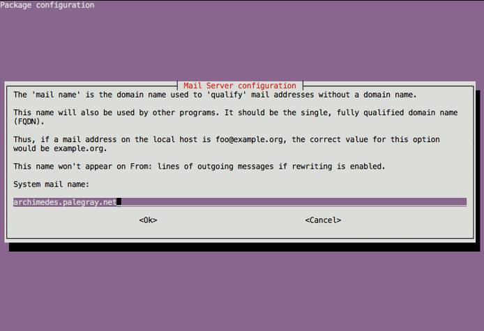 Exim4 system mail name configuration on Ubuntu 12.04 LTS (Precise).