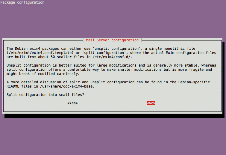 Exim4 postmaster recipient configuration on Ubuntu 12.04 LTS (Precise).