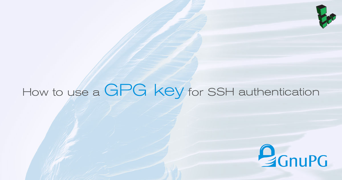 GPG key for SSH Authentication