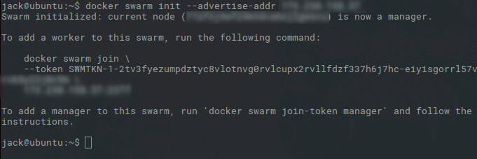 Command to join Docker Swarm