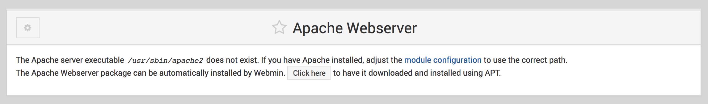 Install Apache Message