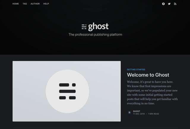 helm-3-ghost-homepage.png