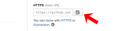 GitHub clone clipboard.