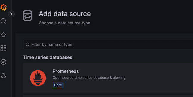 Select a Prometheus Data Source