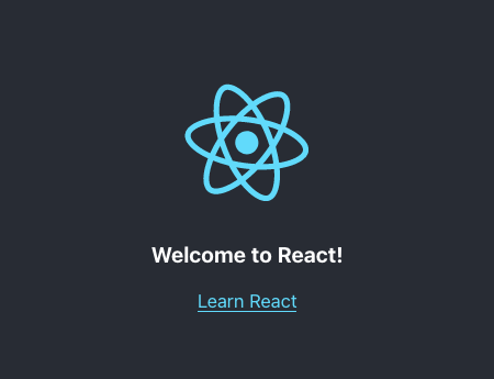 Default React application