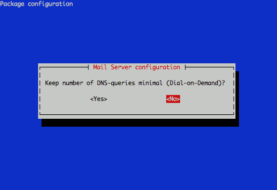 Exim4 DNS queries configuration on Debian 6 (Squeeze).