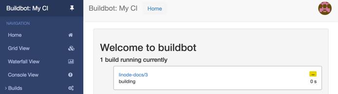 Buildbot running Builds
