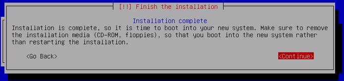 Debian 8 Install Complete