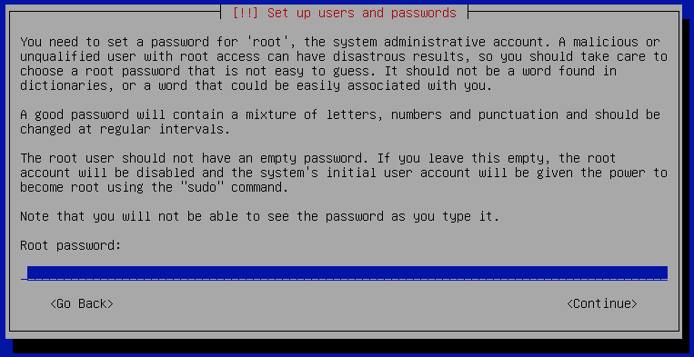 Debian 8 Root Password Setting