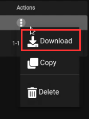 Starkiller UI - download stager option highlighted