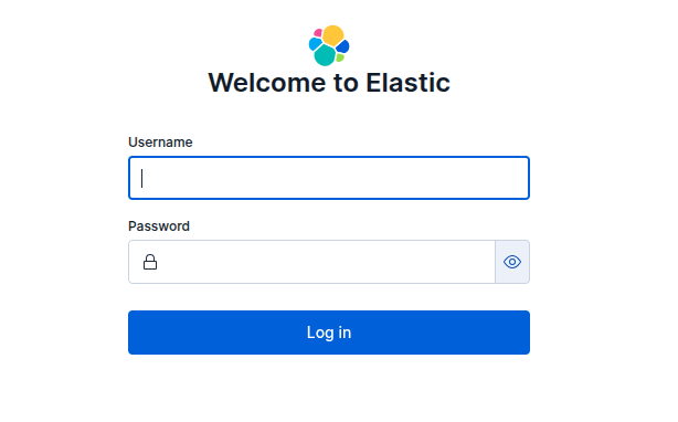 Elastic Login Page Elastic Login Page