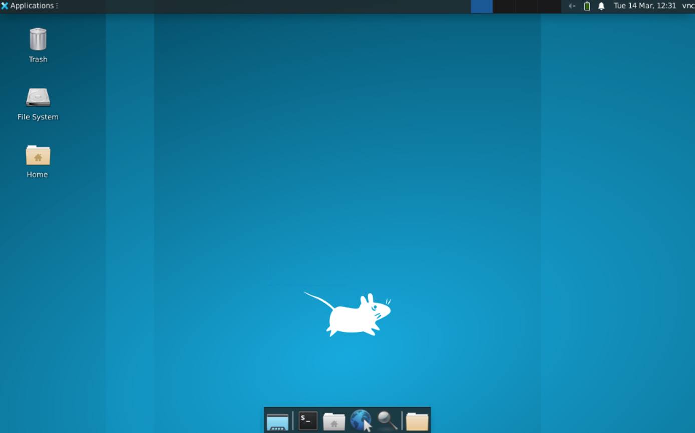 Screenshot of the Xfce desktop