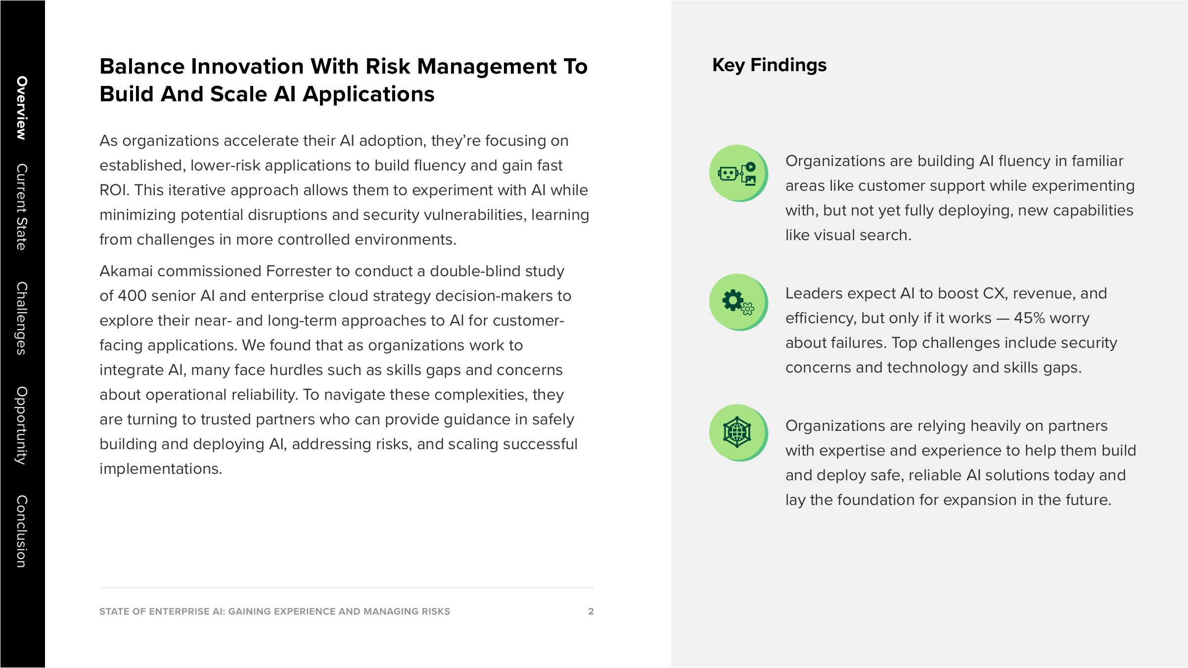The State of Enterprise AI: Gaining Experience and Managing Risks