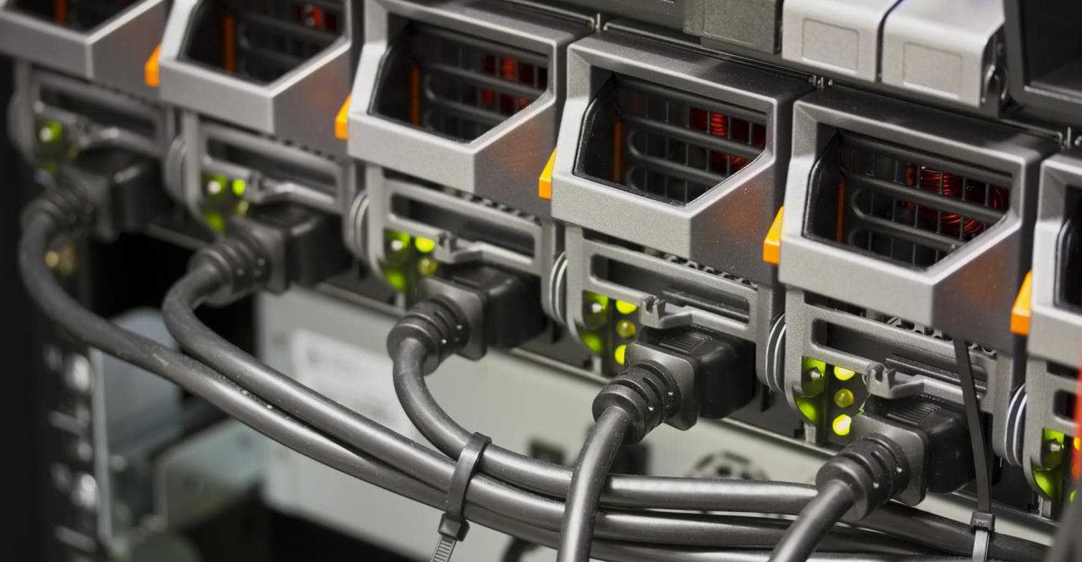 data center power art servers power supplies