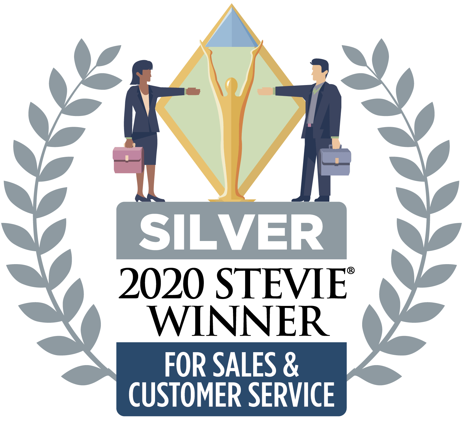 2020 Stevie Silver Award winner badge