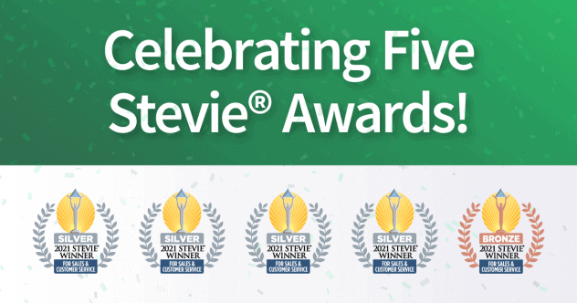 5 Stevie award icons