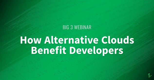 Infra-estrutura a Pedido e Como os Desenvolvedores de Benefícios Alternativos da Nuvem