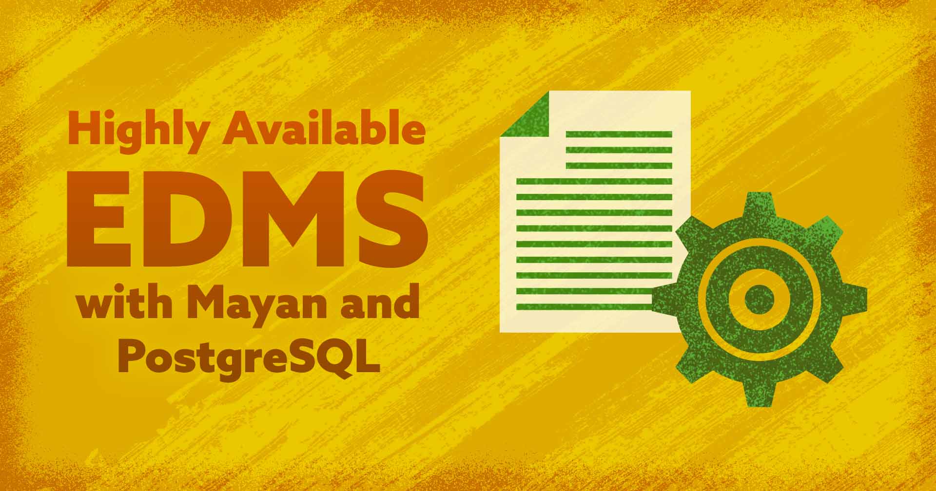 _EEDMS- com-Mayan-and-PostgreSQL de alta disponibilidade