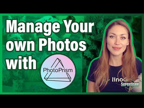 Lana Lux descrevendo o gerenciamento de fotos usando o Photo Prism on Umbrel