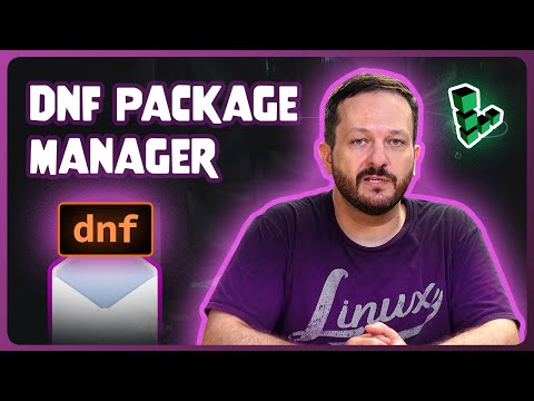 Jay LaCroix seated next to the title text DNF Package Manager featuring the Linode logo in the top right corner.