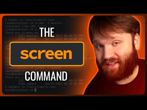 Brandon, da TechHut, mostra como utilizar terminais de ecrã e de execução dentro de terminais.