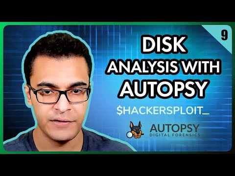 Hackersploit和Autopsy的磁盘分析。