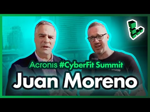 Image features Juan Moreno and James Steel as they talk ransomware recovery.