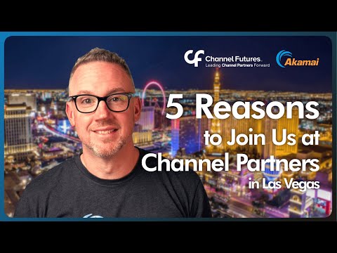 James Steel dando-lhe 5 razões para nos visitar no Channel Partners Las Vegas.