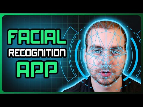 Image features Tim from Tech With Tim and the text Facial Recognition App