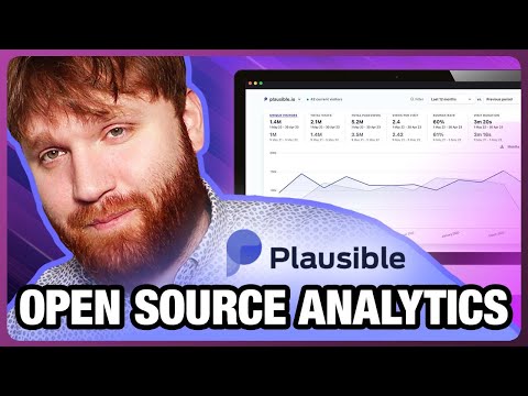 How to own your website analytics with Plausible and Brandon Hopkins header image.