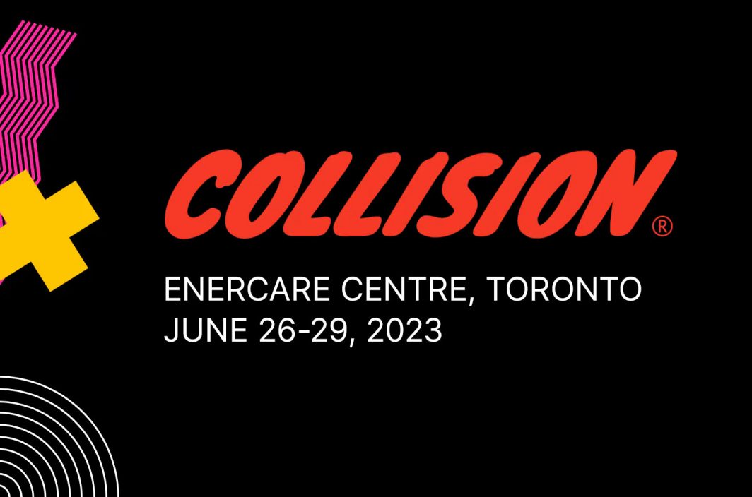 2023年6月26日～29日にトロントで開催されるイベント「Collision」のヘッダー画像。