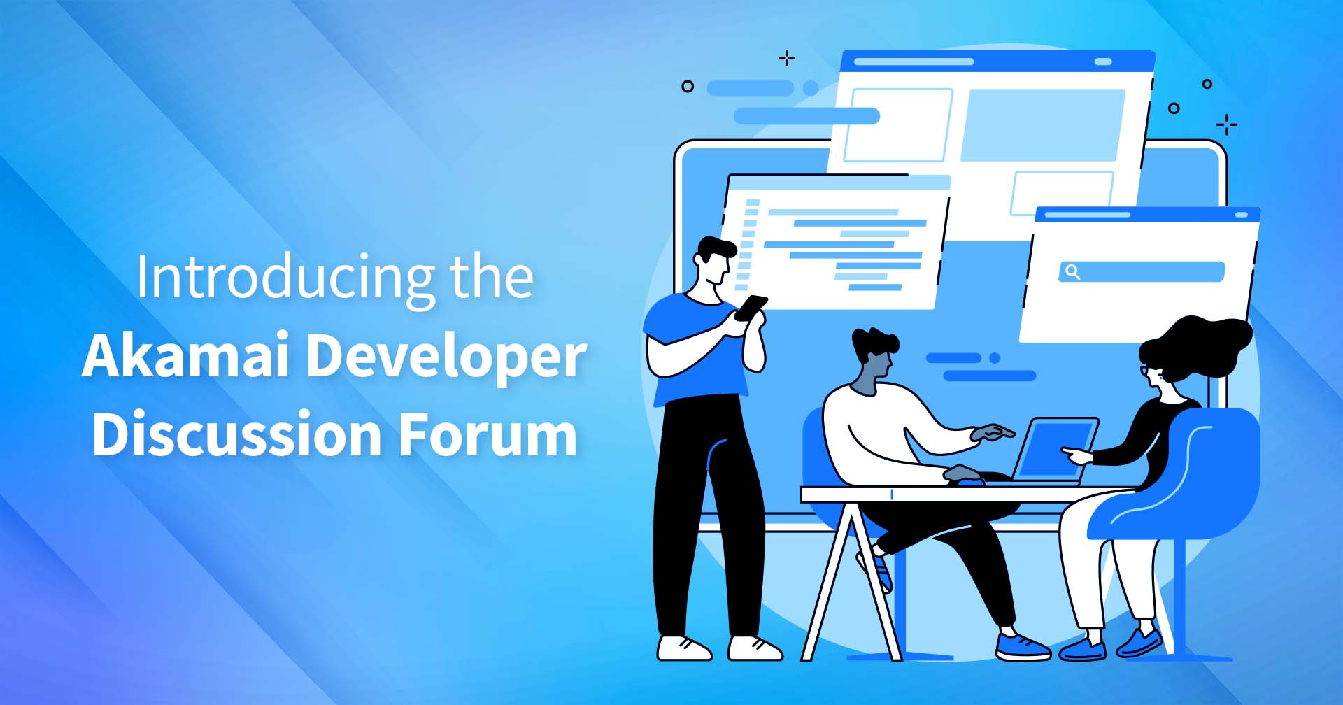 Presentazione del forum di discussione per sviluppatori Akamai.