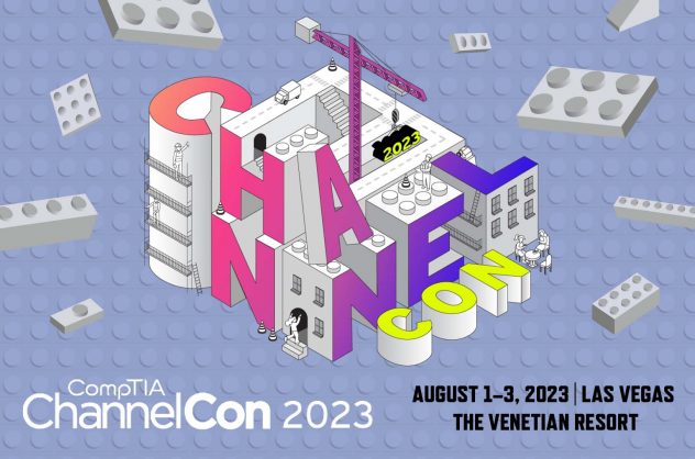 Imagem do evento para CompTIA ChannelCon 2023, de 1 a 3 de agosto de 2023, The Venetian Resort, Las Vegas, NV.