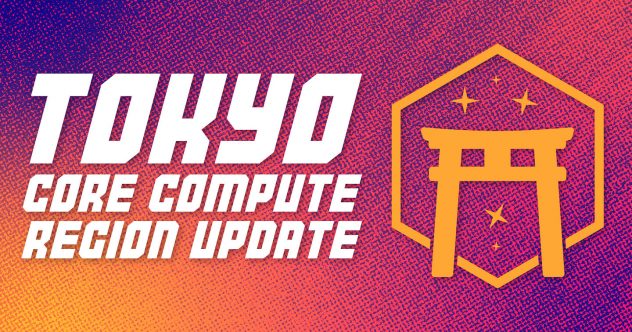 Atualização da região de computação central de Tóquio
