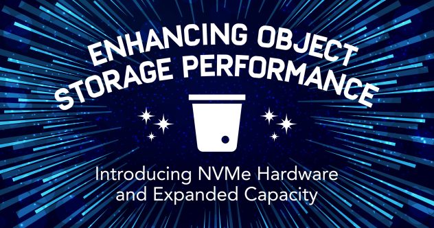 NVMeObject Storage Enhancement Rolloutの特集画像、テキスト付き。